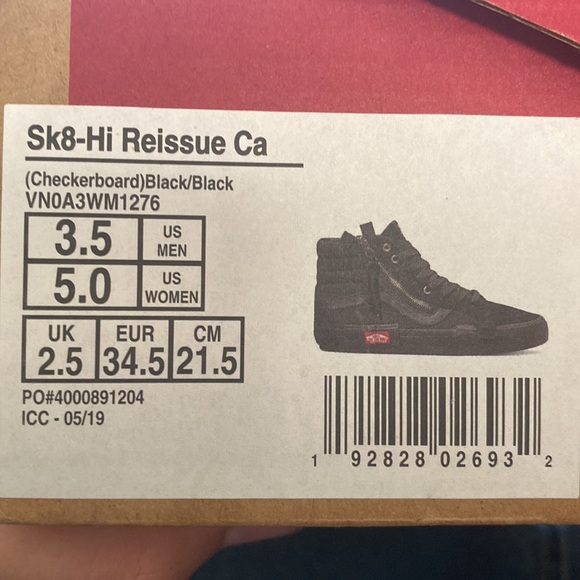 Vans sk8 checkerboard size:3.5 men or size 5.0 women SALE🔥 - Picture 7 of 7